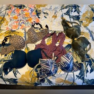 LOT OF 7 Bras, bralettes and tankini top